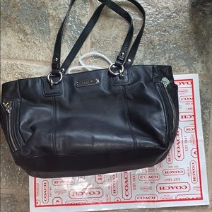 black coach purse